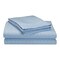 4 Piece Embossed Striped Bed Sheet Collection Ultra Soft Microfiber 800